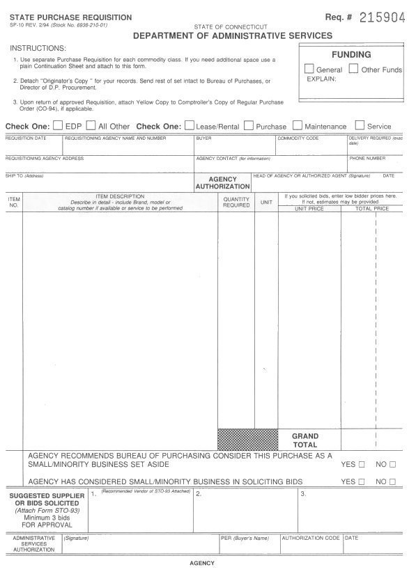 State Of Connecticut Office Of The State Comptroller Accounting Manual ...